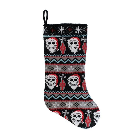 20" Hanging Holiday Stocking - Nightmare Before Christmas Knit Stocking - NWT - Picture 1 of 4